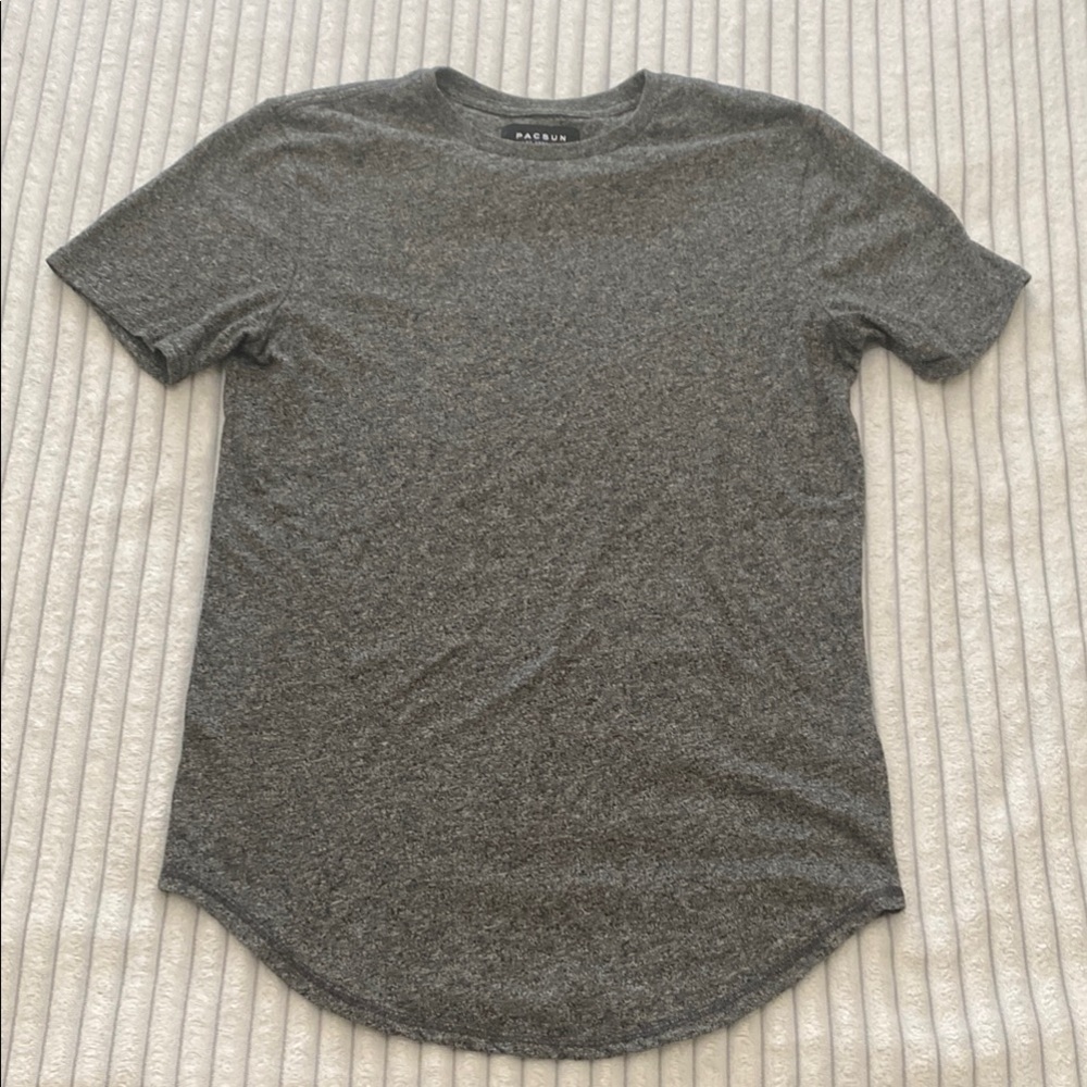 PacSun Gray Swoop Tee